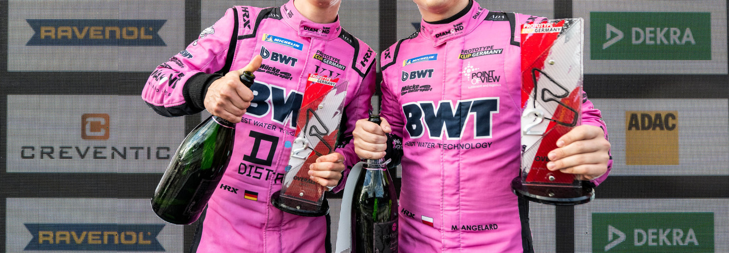 Mattis Pluschkell (links) und Maksymilian Angelard (rechts) sind beste Junioren im Prototype Cup Germany 2025