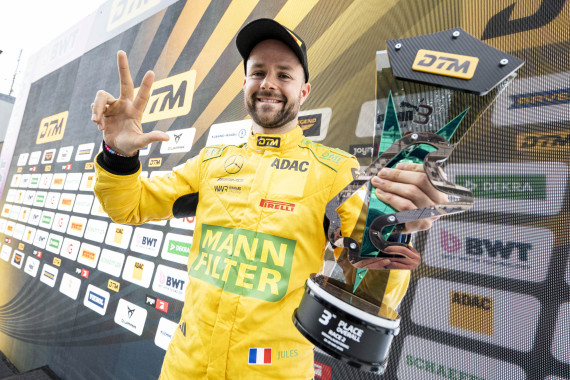 Jules Gounon fuhr als bester Mercedes-AMG-Pilot auf Rang drei