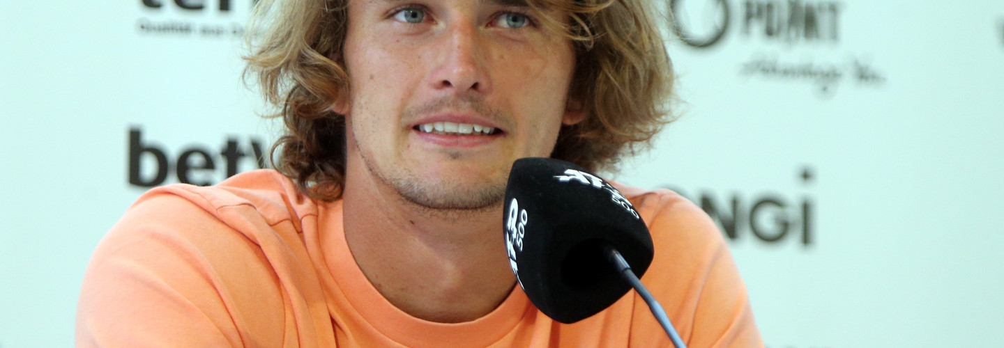 Olympiasieger Alexander Zverev stellte sich in einer Presserunde den Fragend der Journalisten