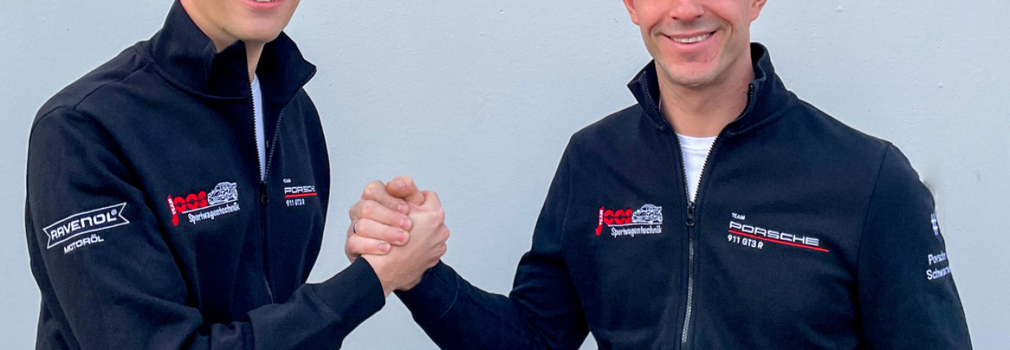 Freuen sich auf 2022: Christian Engelhart (l.) und Teamchef Michael Joos