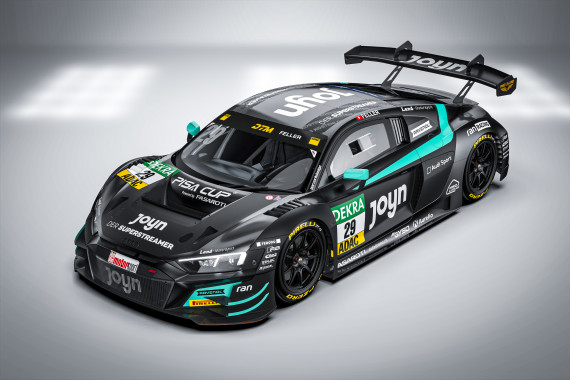 Der Audi von Land-Motorsport strahlt in neuen Farben