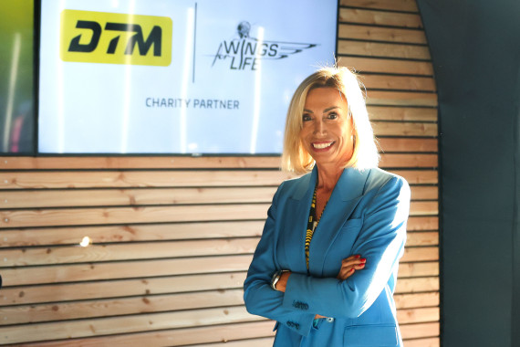 Anita Gerhardter (CEO der Wings for Life Stiftung) präsentierte die Vision ihrer Stiftung