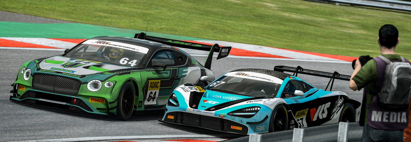 Die ADAC GT Masters eSports Championship startete in Brands Hatch