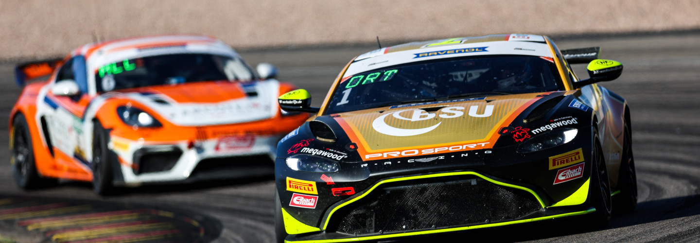 Siegerauto: Der Aston Martin Vantage GT4 von Ortmann/Sasse