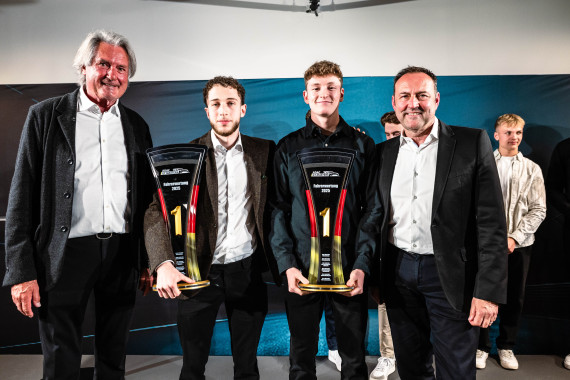 ADAC Ehrenpräsident Hermann Tomczyk, Owega, Wiebelhaus und ADAC Vorstand Dr. Dieter Nirschl