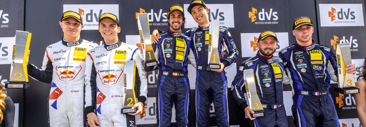 Das Podium vom Sonntag