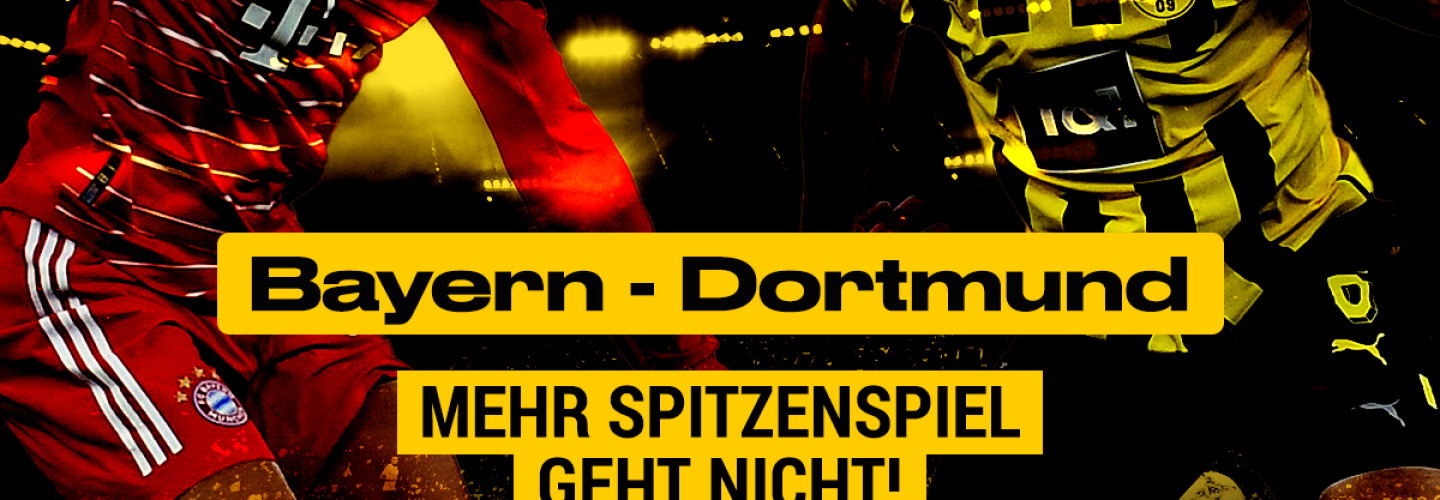 Spitzenspiel FC Bayern München vs Borussia Dortmund
