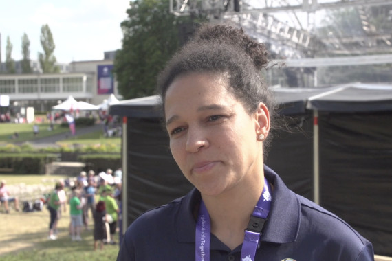 Im Interview spricht EM-Botschafterin Célia Sasić u.a. über ihre Eindrücke der Special Olympics und die Bedeutung der Weltspiele für die Vorbereitung der Fußball-EM 2024.