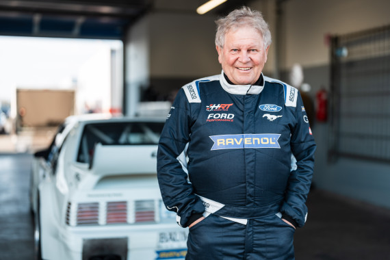 Gerd Ruch stieg beim DTM-Test wieder in den Ford Mustang 5.0 GT