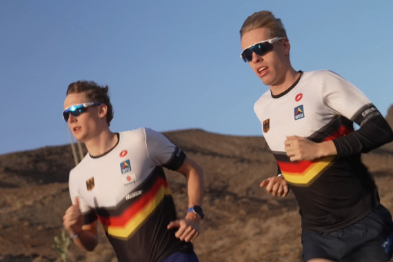 Schnittbilder zum Lauftraining der Triathleten