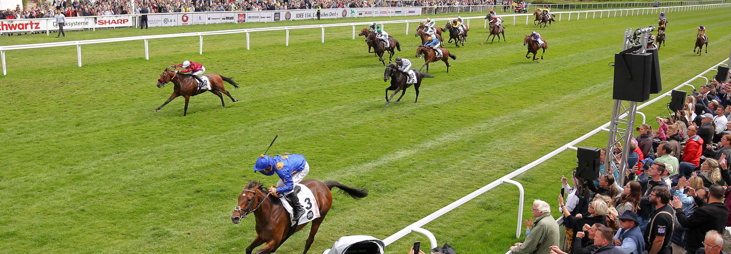 sid Fantastic Moon gewinnt das Deutsche Derby gegen Mr Hollywood