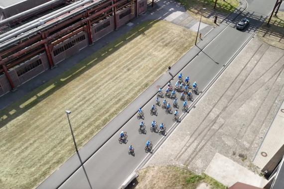 Footage: Drohnenbilder der Bike-Parade