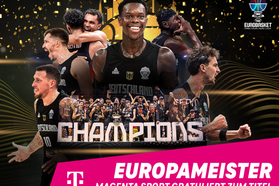 Magenta Sport gratuliert zum Titel