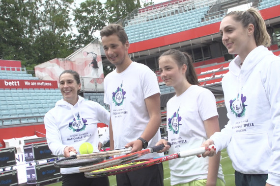 Schnittbilder zum Event der Special Olympics & WTA