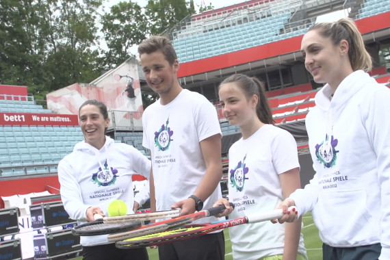 Zusammen unschlagbar: Inklusives Doppel von Special Olympics und der WTA