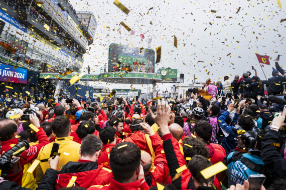 Ferrari gewinnt zum zweiten Mal in Folge das 24-Stunden-Rennen von Le Mans
