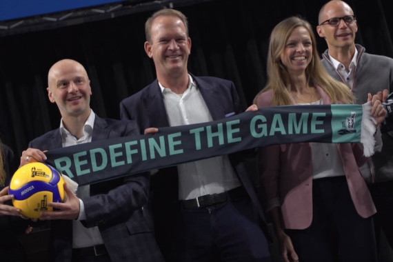 Schnittbilder der Pressekonferenz zum Zoi DVV-Pokalfinale