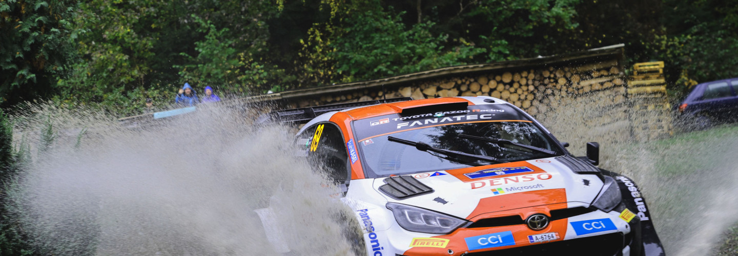 WM-Leader Kalle Rovanperä liegt bei der Central European Rally nach der Freitagsetappe in Führung