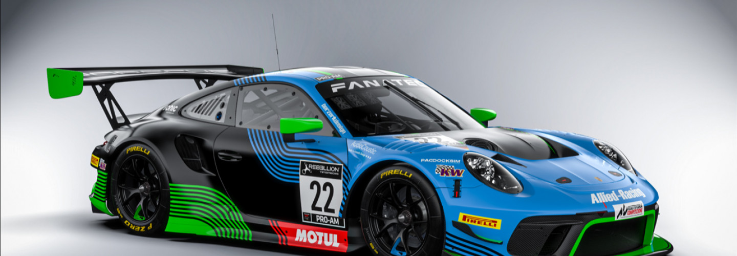 Allied-Racing debütiert 2022 in der Deutschen GT-Meisterschaft (Fahrzeug: Design GT World Challenge)