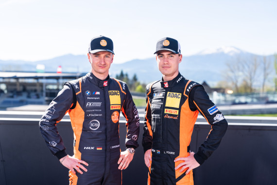Freude auf dem Podium: Leyton Fourie und Tim Zimmermann