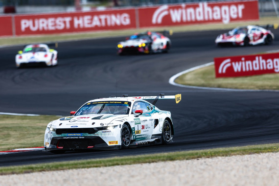 Der Ford Mustang GT3 des Haupt Racing Teams mit Finn Wiebelhaus und Salman Owega