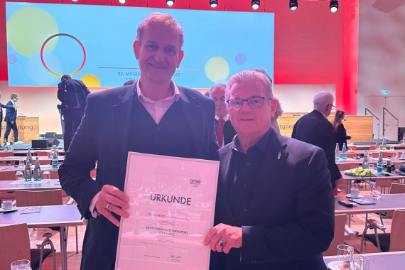 Dr. Henning Stumpp (li) mit dem Stefan Klett