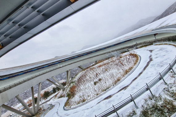 In wenigen Tagen geht es für die Kufensportler im Yanqing Sliding Center rund.