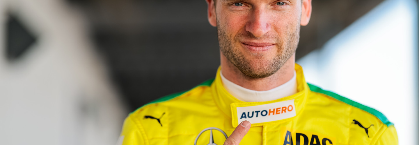 Bereits seit der Saison 2021 ist das Logo von Autohero bei der DTM zu sehen