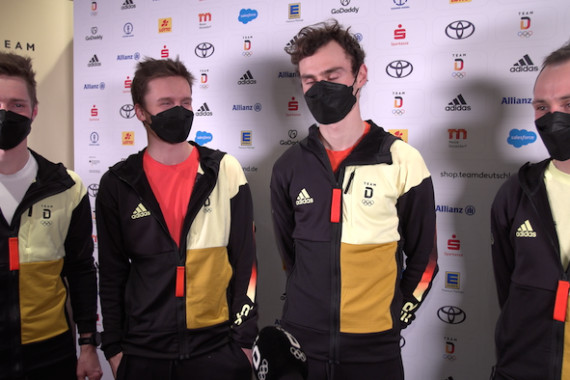 Im Interview sprechen Eric Frenzel, Vinzenz Geiger, Julian Schmid und Manuel Faißt über ihren Erfolg.