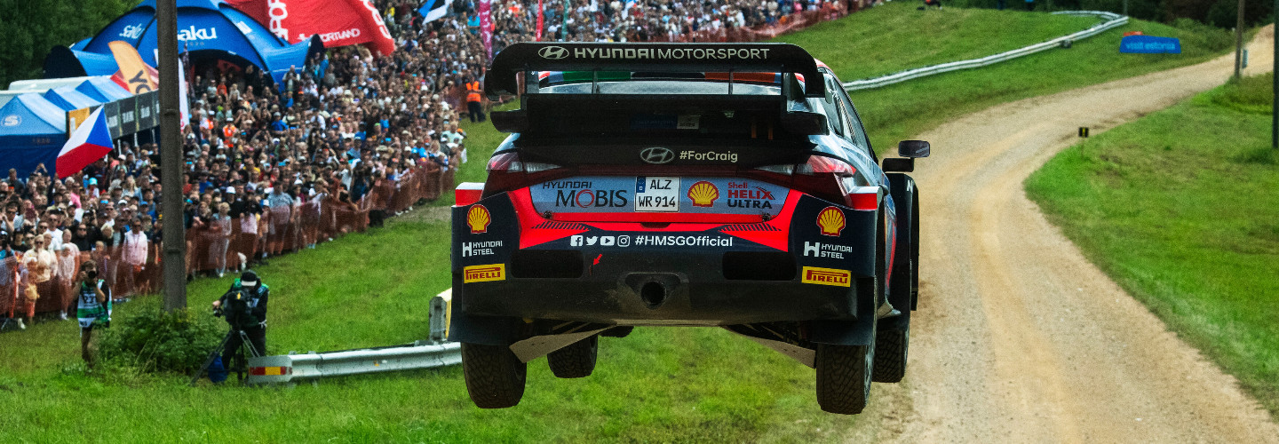 Die spektakuläre Rallye-Show von Thierry Neuville (im Bild) und seinen Kollegen gibt es bei der Central European Rally live