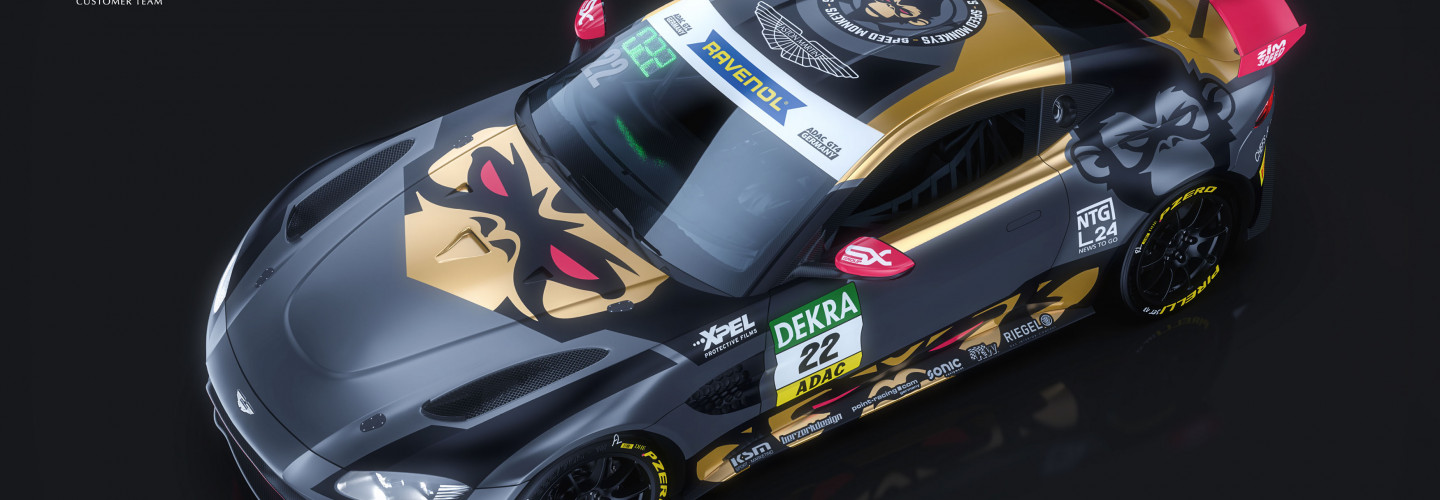 Der Aston Martin Vantage GT4 vom Team Speed Monkeys