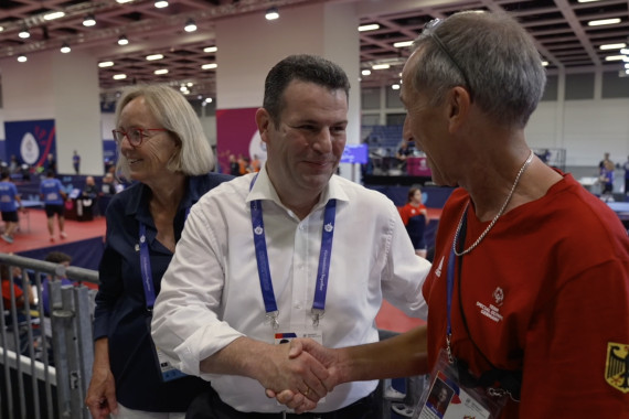 Newsbeitrag: Hubertus Heil besucht die Weltspiele