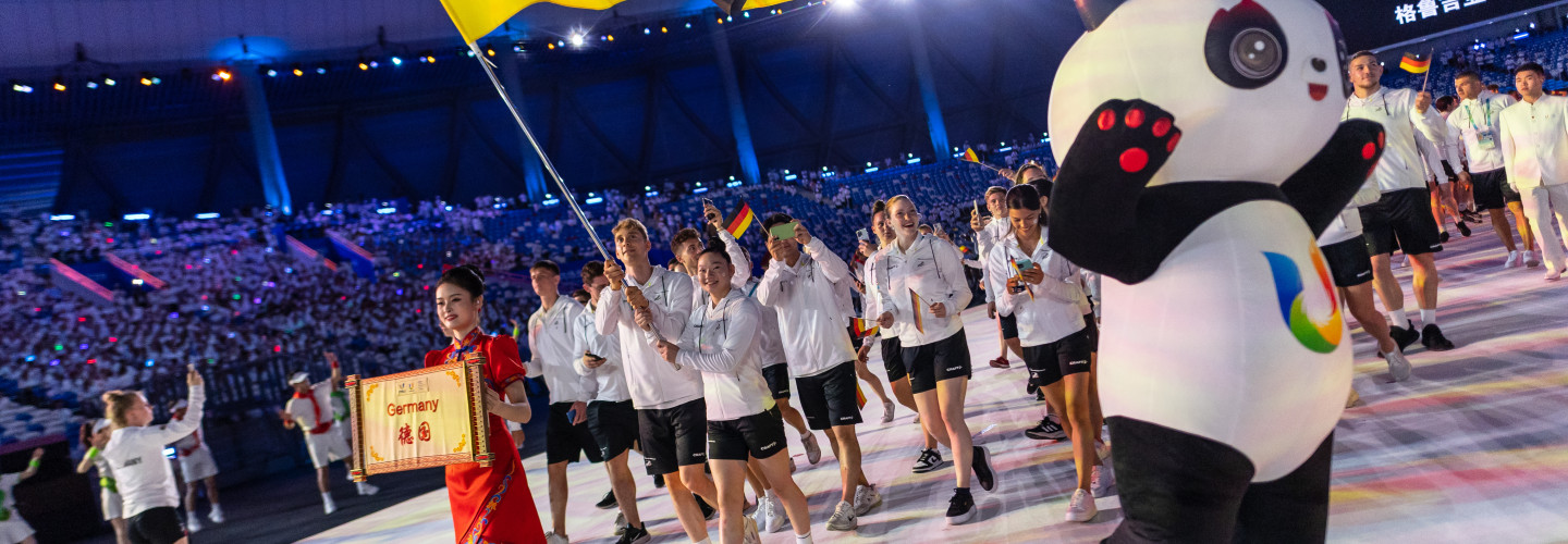 Die Eröffnungszeremonie der FISU World University Games
