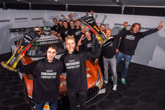 Der 18-jährige Owega und sein 19 Jahre alter Teamkollege Seppänen sind das jüngste Meister-Duo in der Geschichte des ADAC GT Masters