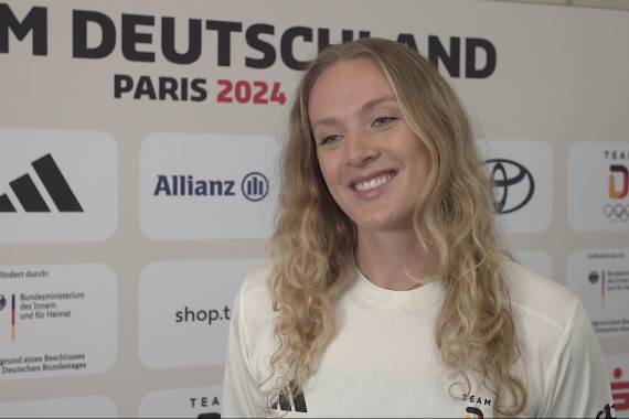 Im Interview spricht Basketballerin Marie Gülich u.a. über die Besonderheit das erste Mal bei Olympia dabei sein zu dürfen und die motivierenden Worte ihrer Trainerin.