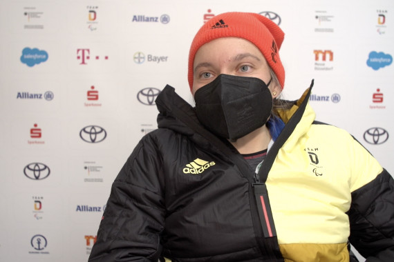 Interview mit Anja Wicker nach ihrer Bronzemedaille im Biathlon