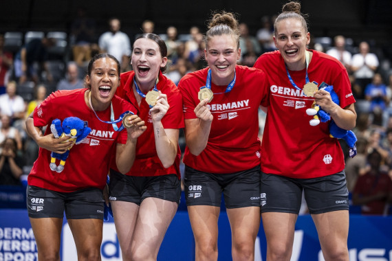 Siegerehrung 3x3 Basketball