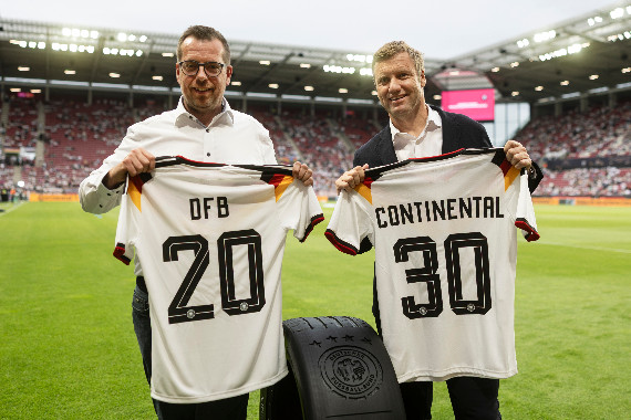 Continental setzt Partnerschaft mit der Männer-Nationalmannschaft des DFB fort