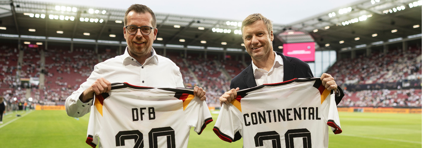 Continental setzt Partnerschaft mit der Männer-Nationalmannschaft des DFB fort