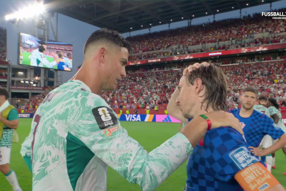 Cristiano Ronaldo und Luka Modric