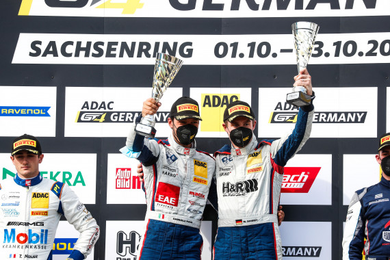Auf dem Podium: Gabriele Piana (li.) und Michael Schrey