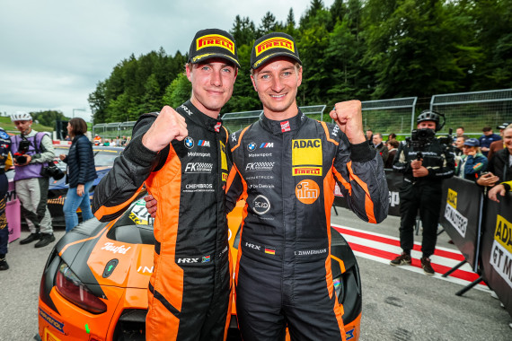 Die Tabellenführer von FK Performance Motorsport- Leyton Fourie und Tim Zimmermann