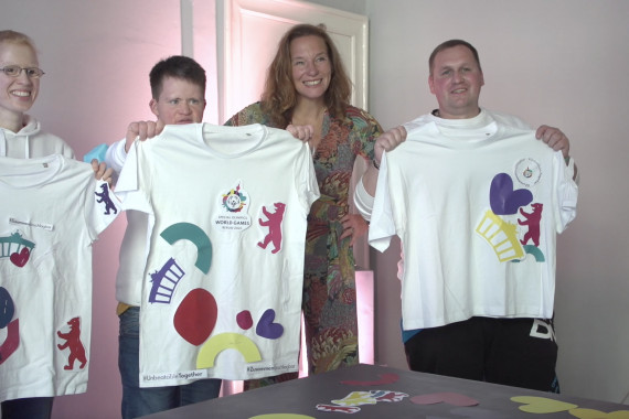 Kreativ-Workshop mit Designerin Gockel und Special-Olympics-Athlet*innen