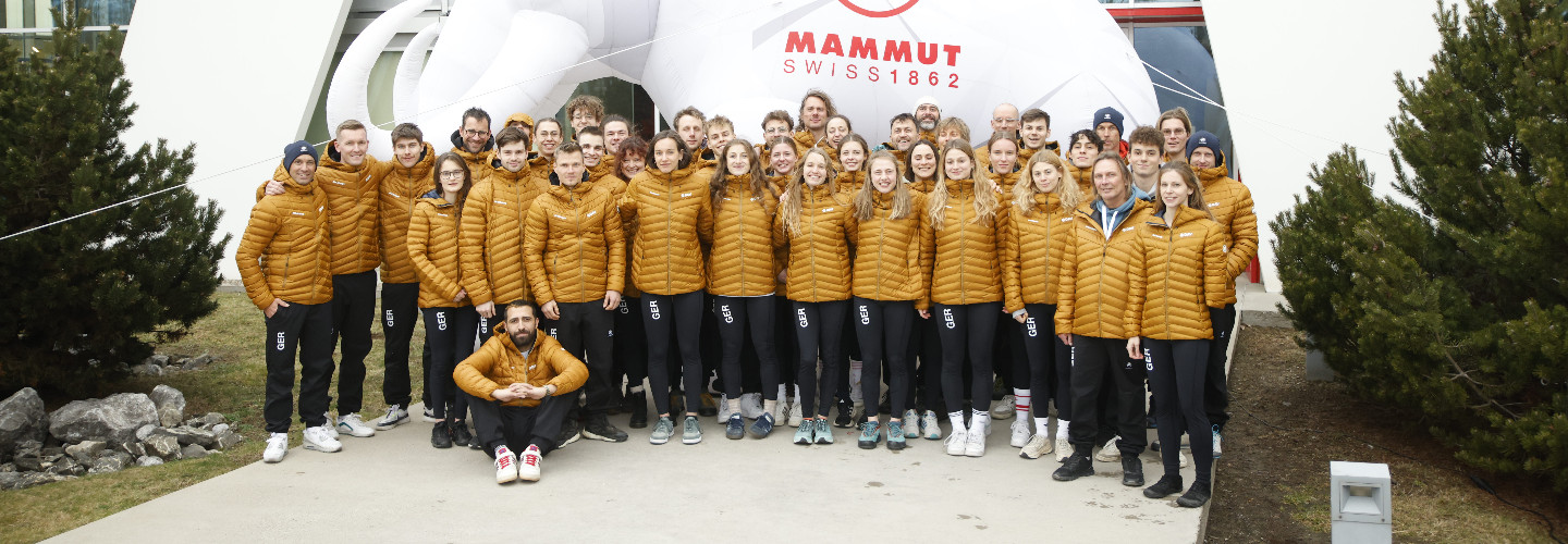 Einkleidung des Climbing Team Germany