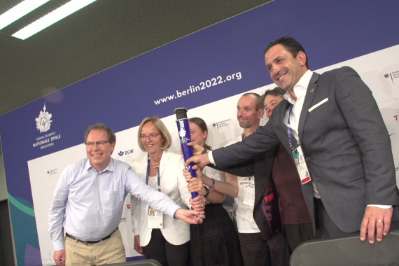 Schnittbilder von der Auftakt-PK im Berliner Olympiastadion