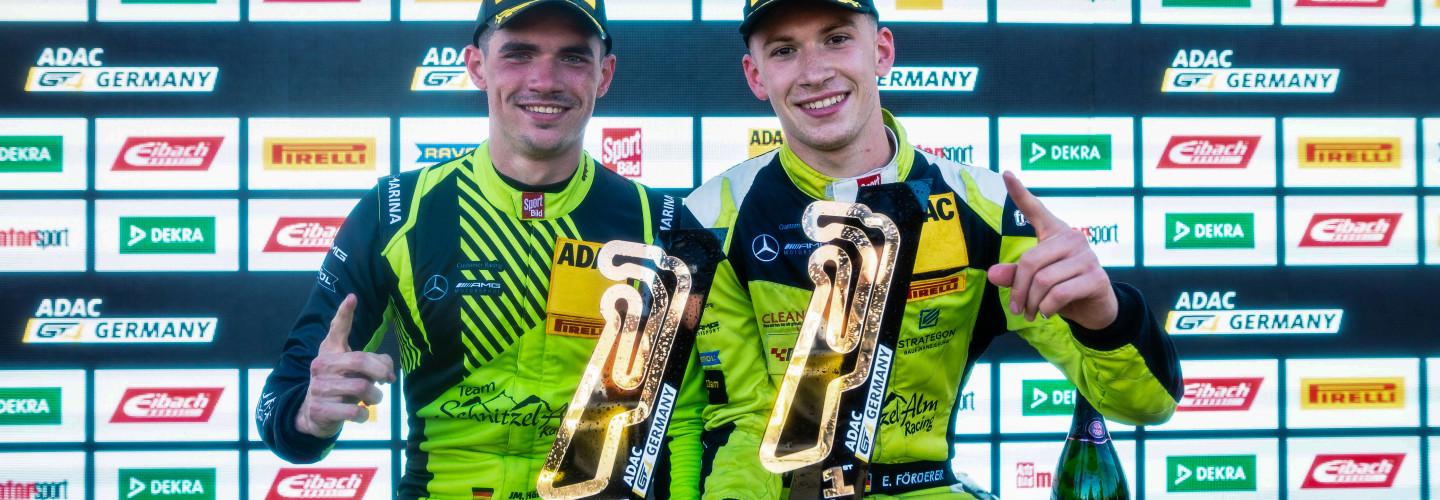 Jay Mo Härtling (li.) und Enrico Förderer gewannen beide Rennen in Oschersleben