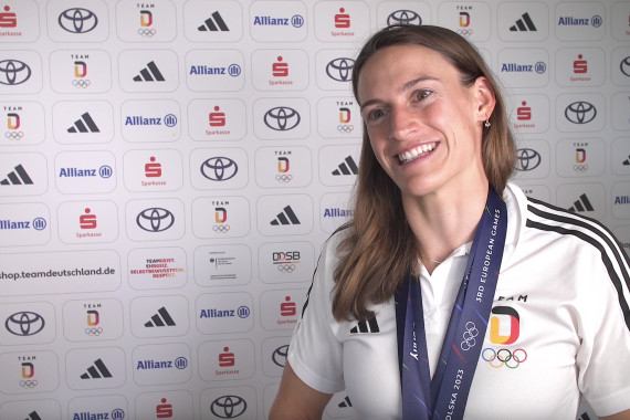 Im Interview spricht Ricarda Funk u.a. über ihnen Silber-Erfolg im Kajak-Cross und über ihre Aufgabe als Team D Fahnenträgerin bei der Abschlussfeier der European Games 2023 in Krakau.
