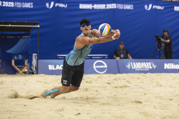 Philipp Huster und Max Just sichern sich Finalticket im Beachvolleyball