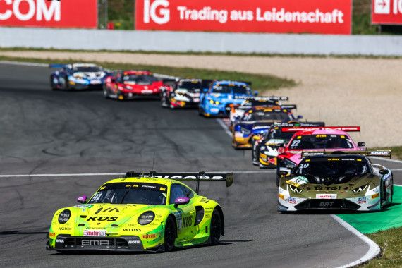 Im berühmten „Grello“-Design fuhr Thomas Preining auf Rang drei