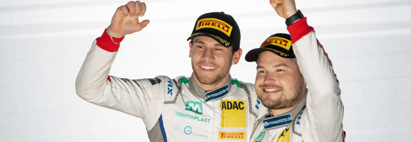 Glücklich: die neuen Deutschen GT-Meister